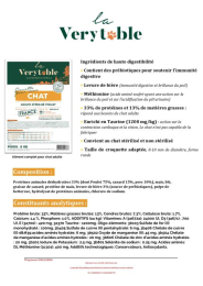 LA VERYTABLE POUR CHAT ADULTE STERILISE POULET 6KG
