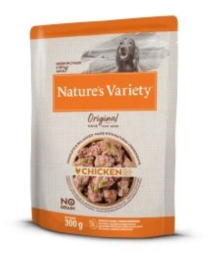 NATURE'S VARIETY chien Pochon Original medium maxi dinde 300g