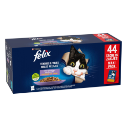 FELIX TENDRES EFFILES GELEE MIXTE 44X85GR