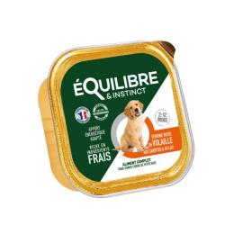 Terrine pour jeune chien riche en volaille, carottes & lait 300g