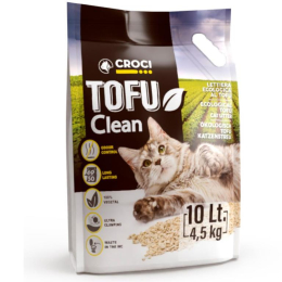 LITIÈRE TOFU CLEAN 10lt 4,5KG