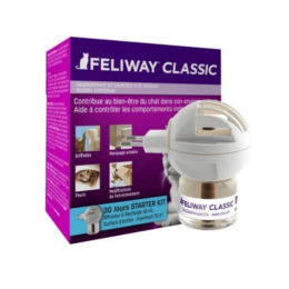 FELIWAY Classic - Anti-stress pour chat - Kit complet (diffuseur + recharge) - 30 jours - Fabriqué en France