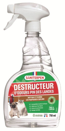 SANITERPEN DESTRUCTEUR D'ODEUR PIN DES LANDES - 750ML