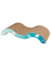 Griffoir vague Mimi, 50 × 9 × 23 cm, bleu