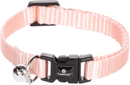 CHAT COLLIER ZIGGI ROSE CLAIR 20-35cm x 10mm x 2mm
