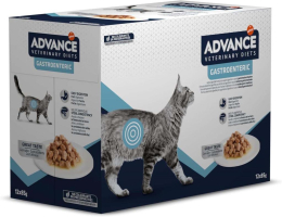 ADVANCE VETERINAIRE CHAT HUMIDE GASTROENTERIC 85G - BOITE DE 12 POCHONS