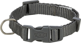 Premium collier, S: 25–40 cm/15 mm, gris graphite
