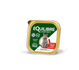 PÂTÉE RICHE EN BOEUF ET AUX COURGETTES POUR CHAT STÉRILISÉ - 85G