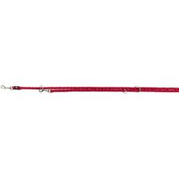 Cavo laisse réglable, L–XL: 2,00 m/ø 18 mm, rouge