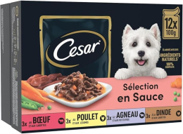 CESAR POCHONS SELECTION EN SAUCE 12X100GR