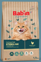 BAB'IN SIGNATURE CHAT ADULTE STERILISE SANS CEREALES GRANDES RACES 6 KG