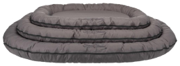 Coussin Samoa Classic, ovale, 140 × 105 cm, noir