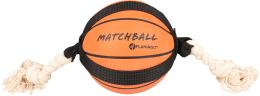 Jouet Matchball Basket-ball avec corde Orange 12,5cm