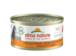 ALMO NATURE HFC Pâtée Natural Poulet et Thon pour chat 70 g