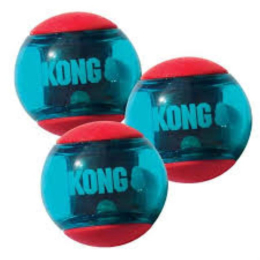 KONG SQUEEZZ ACTION BALL RED M