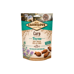 FRIANDISES CARNILOVE SEMI HUMIDE CARPE ET THYM - 200GR