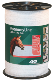 Ruban EconomyLine blanc, 200m, 40mm