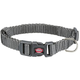 Premium collier, XS–S: 22–35 cm/10 mm, gris graphite