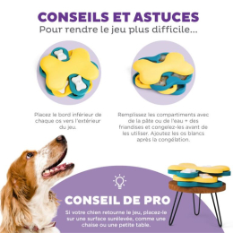 Nina Ottosson - Jeu Educatif Dog Tornado-Blu pour Chiens