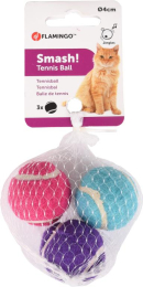 BALLE DE TENNIS  4CM 3PCS