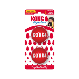 KONG SINGATURE BALLS 2 PCS S