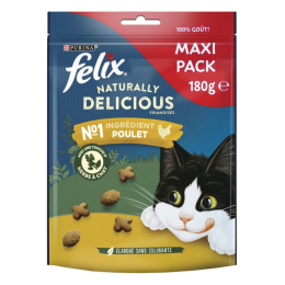 Felix Friandises Naturally delicious pour chat - POULET 180G