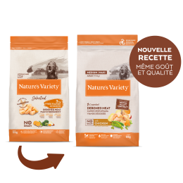 NATURE'S VARIETY chien Selected med adult poulet 10kg