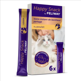 Feliway Happy Snack au poulet Boîte de 6