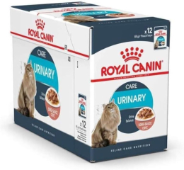 ROYAL CANIN URINARY SAUCE CHAT ADULTE SANTE URINAIRE 85g, boite de 12 sachets