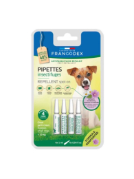 PIPETTES ANTIPARASITAIRES REPULSIVES PETIT CHIEN x4