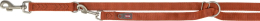 Premium laisse réglable, L–XL: 2,00 m/25 mm, rouille