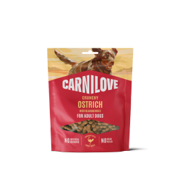 FRIANDISE CARNILOVE CRUNCHY CHIEN ADULTE - AUTRUCHE - 200G