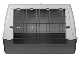 Box de transport Journey, M–L: 100 × 65 × 60 cm, noir/gris
