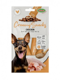 CREAMY SNACKS CHIEN X4, POULET, 60G