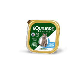 PÂTÉE RICHE EN SAUMON ET AUX COURGETTES POUR CHAT STÉRILISÉ - 85G