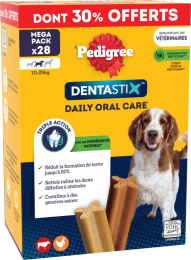 PEDIGREE DENTASTIX POUR CHIEN MOYEN 48 STICKS