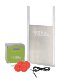 Kit complet porte poulailler automatique, 30X40cm, taille M