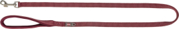 Premium laisse, L–XL: 1,00 m/25 mm, sangria