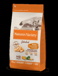 NATURE'S VARIETY chat Selected chaton poulet 1,25g