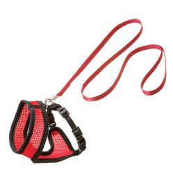 Harnais avec laisse Chaton Harms Rouge & Noir