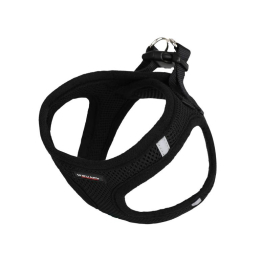 Harnais souple pour chien Wouapy, noir - 24/30
