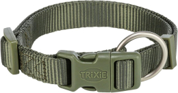 Premium collier, M–L: 35–55 cm/20 mm, vert olive