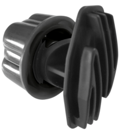 Isolateur à visser Vario Plus noir, ruban jusqu'à 40mm, x15