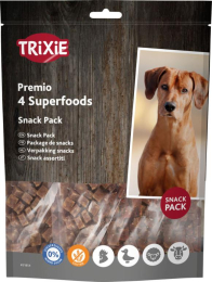 Premio 4 Superfoods Snack Pack au poulet/canard/bœuf/agneau, 4 × 100 g