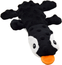 JACK & VANILLA  BUBBLE PLUSH JOUET POUR CHIEN PINGOUIN NOIR 20.5x11.5x3 