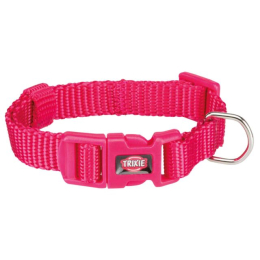 Premium collier, XXS–XS: 15–25 cm/10 mm, fushia