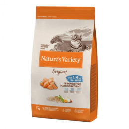 NATURE'S VARIETY chat Original stérilisé saumon 7kg