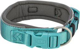 Premium collier, extra large, L: 46–55 cm/50 mm, aqua/gris graphite