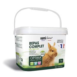 Repas complet lapin nain 7kg en seau 