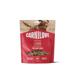 FRIANDISE CARNILOVE CRUNCHY CHIEN ADULTE - AGNEAU - 200G